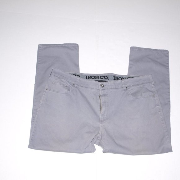 Iron Company Gray Jeans Men Size 40/30 - Picture 1 of 2